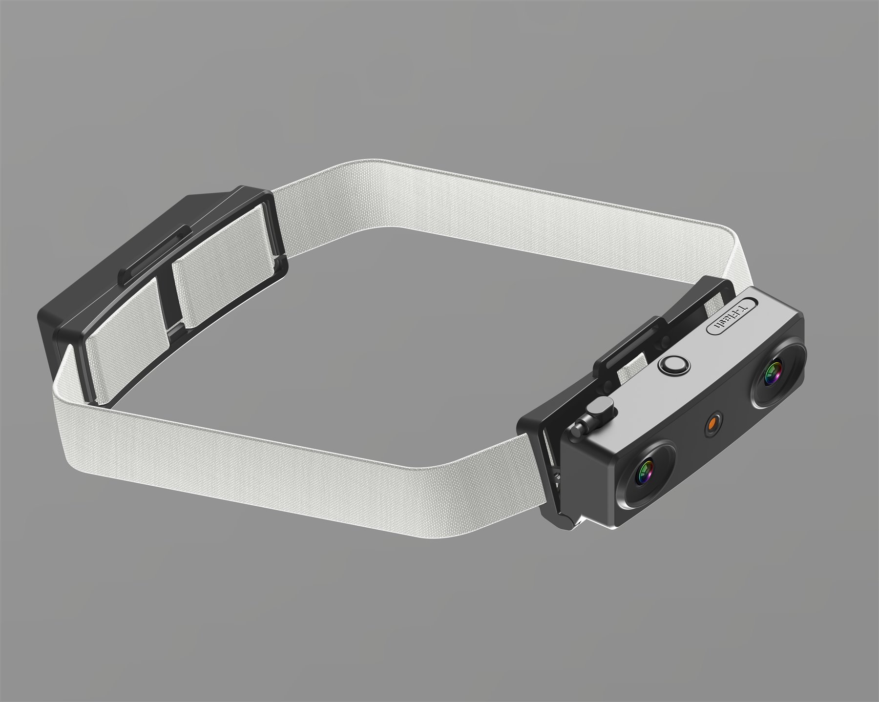 EGO R9 dual-lens camera module and head-worn product architecture